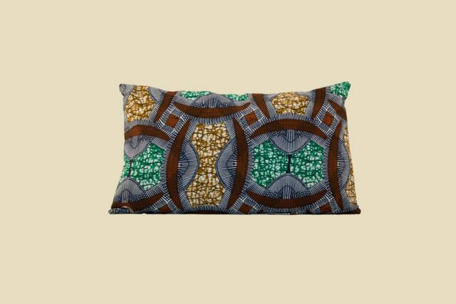 "African Wax Fabric - Print Cushion " - image 1