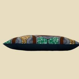 "African Wax Fabric - Print Cushion " - thumbnail 2