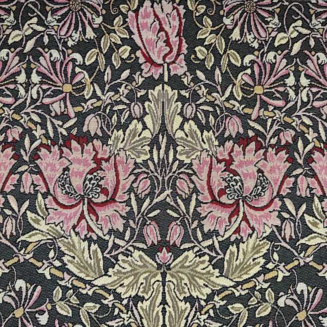 Custom Made William Morris Honeysuckle Rosa Blackout/Lining Curtains 3 - image 1