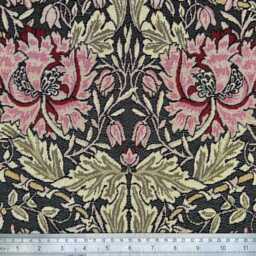 Custom Made William Morris Honeysuckle Rosa Blackout/Lining Curtains 3 - thumbnail 3