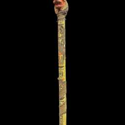 Sceptre Staff, Head Of Sekhmet Waz Sceptre. Ancient Egyptian Waz-Scpetre - thumbnail 4
