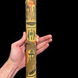 Sceptre Staff, Head Of Sekhmet Waz Sceptre. Ancient Egyptian Waz-Scpetre - thumbnail 3