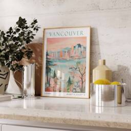 Vancouver Travel Print, Art, Canada, Poster, Popular Print - thumbnail 3