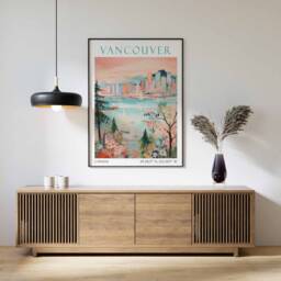 Vancouver Travel Print, Art, Canada, Poster, Popular Print - thumbnail 2