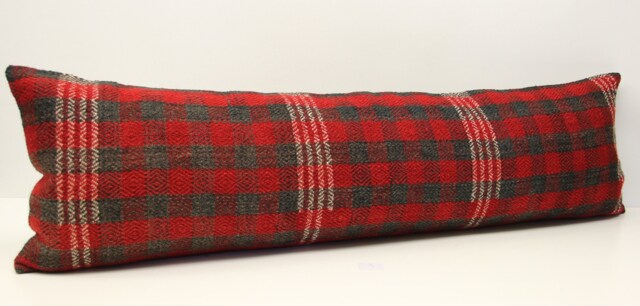 King Size Kilim Pillow Cover, Extra Long Lumbar - 14x48 Inch - image 1