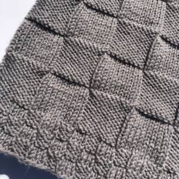 Hand Knitted Baby Blanket, in A Variety Of Colors. Knit, Crochet, Acrylic, Cotton, Wool - thumbnail 3