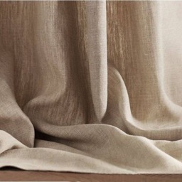 Natural Color 100% Linen Custom Made Curtains Panel , Inverted Pleats Window Curtain Flax Treatments, Many Colors - thumbnail 2