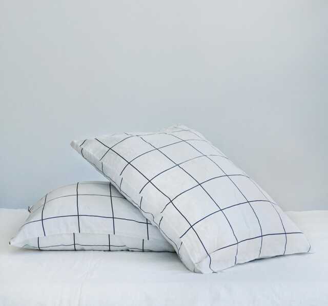 Tiled Linen Pillowcase. Custom Print. Standard, Queen, King, Body, Euro Sham & Custom Size Pillow Cover - image 1