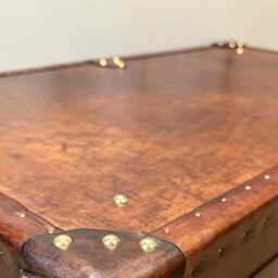 Handmade Luxury English Steamer Style Trunk - Living Room Storage Bespoke Chest - thumbnail 3