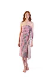 Pink Stone Jacquard Turkish Cotton Beach Towel, Personalized Bridesmaid Gift, Wedding Sarong, Wrap, Bath Towel Peshtemal