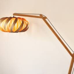 Floor Lamp From Wood. Oak & Birch. Modern Design Lamp - thumbnail 2