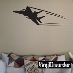 Airplane Vinyl Wall Decal Or Car Sticker - Mvd006Et - thumbnail 1