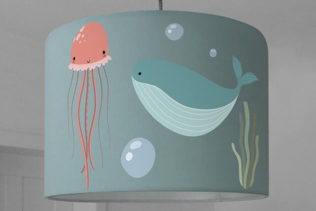 Lampshade, Children's Lamp Seagift Child Gift Housewarming Gift - image 1