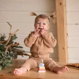 Wooden Montessori Pyramid Shape Sorter - Eco-Friendly Learning Toy - thumbnail 4