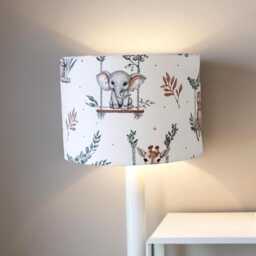 Handcrafted Baby Animals Lampshade, Ceiling Lamp For Childrens Bedroom, Shower Gift - thumbnail 2