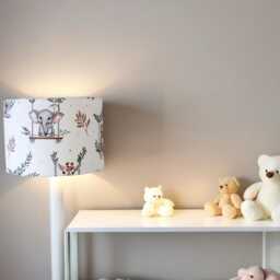 Handcrafted Baby Animals Lampshade, Ceiling Lamp For Childrens Bedroom, Shower Gift - thumbnail 3