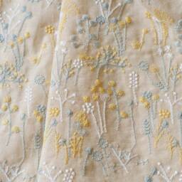 Mateo Embroidered Door Curtain, Noren Linen Cotton Room Dividers Doorway Rod Pocket Cafe 1Pc - thumbnail 2