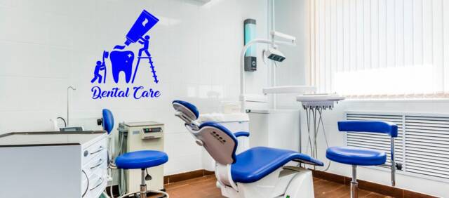 Dental Clinic Wall Decal Tooth Decor, Removable Vinyl Sticker 2125 - image 1