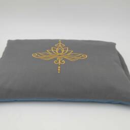 Energy Pillow Gray With The Lotus Flower - thumbnail 2