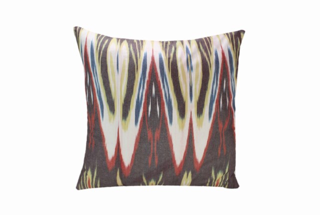 Hand Dyed Ikat Pillow Cover - image 1