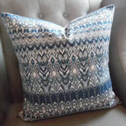 Pillow Cover.slipcovers. Covers.toss Pillow.throw Pillows.home Decor.accents.blues - thumbnail 3