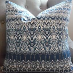 Pillow Cover.slipcovers. Covers.toss Pillow.throw Pillows.home Decor.accents.blues - thumbnail 4