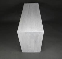 Bench Shoe Bench Solid Oak White Rack Stainless Steel Hallway Wardrobe Wooden - thumbnail 4