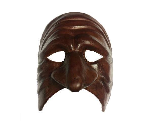 Pantalone Leather Commedia Dell'arte Mask - image 1
