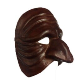 Pantalone Leather Commedia Dell'arte Mask - thumbnail 2