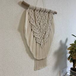 Macrame Wall Hanging, Woven Art, Macrame Decor, Tapestry Boho Hanging Art - thumbnail 4