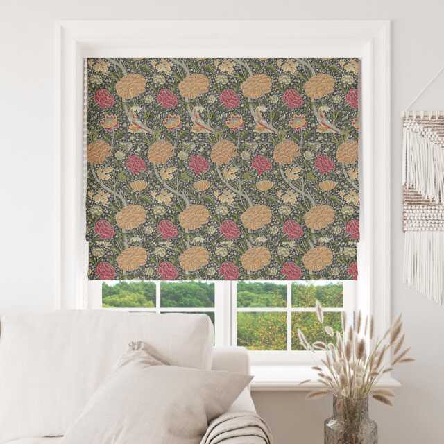 Custom Made To Measure Roman Blind Shade William Morris The Cray Autumn Hand Crafted - image 1