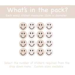 Cool Dude Wall Sticker Decals - Children's Nursery Stickers Emoji - thumbnail 2