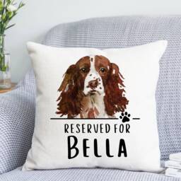 Springer Spaniel Cushion - Dog Related Gift Reserved For Dog Cushion Gift - thumbnail 1