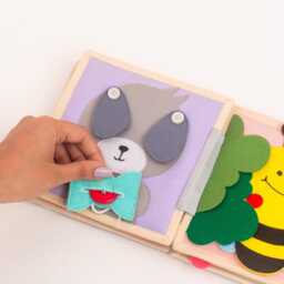 Handmade Sensory Book For Toddlers - Magic Bird Queit Montessori Educational Toy 12+ Months - thumbnail 3