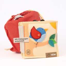 Handmade Sensory Book For Toddlers - Magic Bird Queit Montessori Educational Toy 12+ Months - thumbnail 1