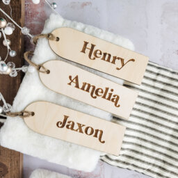 stocking Name Tags, Christmas Gift Tag