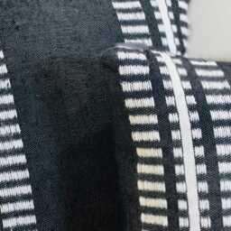 Handmade Moroccan Cotton Pillow, Boho Throw, 23x23 In - thumbnail 3