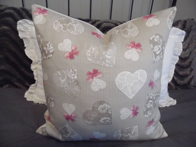 2 Colorsholiday Hearts.red.grey.white.beige Pillow Covers.grey.white.pink.beige Covers.valentines Day.home Decor.farmhouse Pillows - image 1