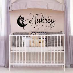 Personalized Fairy Name Wall Decal Princess Girls Room Decor Ww94 - thumbnail 3
