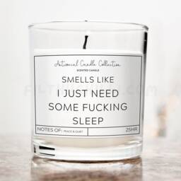 Funny New Mum Candle, I Just Need Some Sleep, Baby Shower Gifts, ???