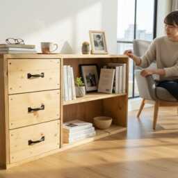 Office Furniture Cabinet Soft Close Drawers, Shelves, Sideboard - thumbnail 2