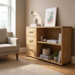 Office Furniture Cabinet Soft Close Drawers, Shelves, Sideboard