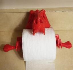 T-Rex Toilet Paper Holder - Tyrannosaurus Rex Dinosaur Gift Home Decor Jurassic Park Bathroom Accessory Dino - thumbnail 3