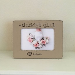 Personalized Father's Day Picture Frame Daddy's Girl Gift, 4x6 Photo - thumbnail 1
