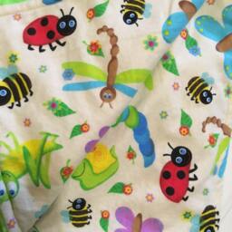 Minky Blanket-Nursery Bedding-Insect Blanket-Bug Blanket-Dragonfly Blanket - Baby Gift-Baby Shower Gift - Personalized Gifts-Insect Theme - thumbnail 3