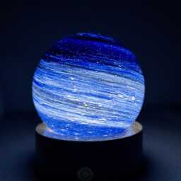Custom Planet Night Light, Milky Way Lamp, Galaxy Desk Space Ball Lighting, Astronomy Christmas Gift, Nebula Sphere Bedside Lamp - thumbnail 3