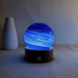 Custom Planet Night Light, Milky Way Lamp, Galaxy Desk Space Ball Lighting, Astronomy Christmas Gift, Nebula Sphere Bedside Lamp - thumbnail 4