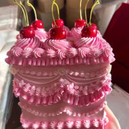 Pink Cake Tissue Box Cover - thumbnail 3