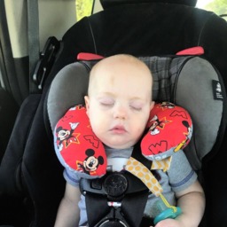Child Car Seat Head Support Pillow 5 Point Harness - thumbnail 3