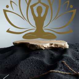 Lotus Flower Vinyl Wall Decal Namaste Meditation Room Decor - thumbnail 2